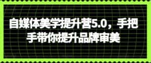 自媒体美学提升营5.0，手把手带你提升品牌审美-优优云创