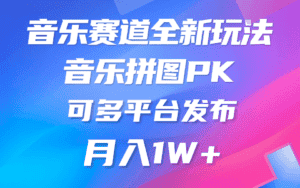 （10395期）音乐赛道新玩法，纯原创不违规，所有平台均可发布 略微有点门槛，但与…-优优云创网