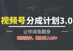 24年视频号冷门蓝海赛道，操作简单，单号收益可达四位数-优优云创