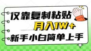 （10461期）仅靠复制粘贴，被动收益，轻松月入1w+，新手小白秒上手，互联网风口项目-优优云创网