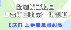 蜡笔小新项目拆解，0投入，0成本，小白一个月也能多赚3000+-优优云创网
