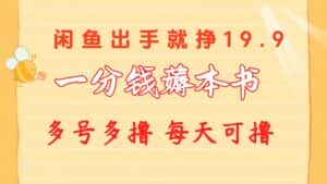 （10498期）一分钱薅本书 闲鱼出售9.9-19.9不等 多号多撸  新手小白轻松上手-优优云创网