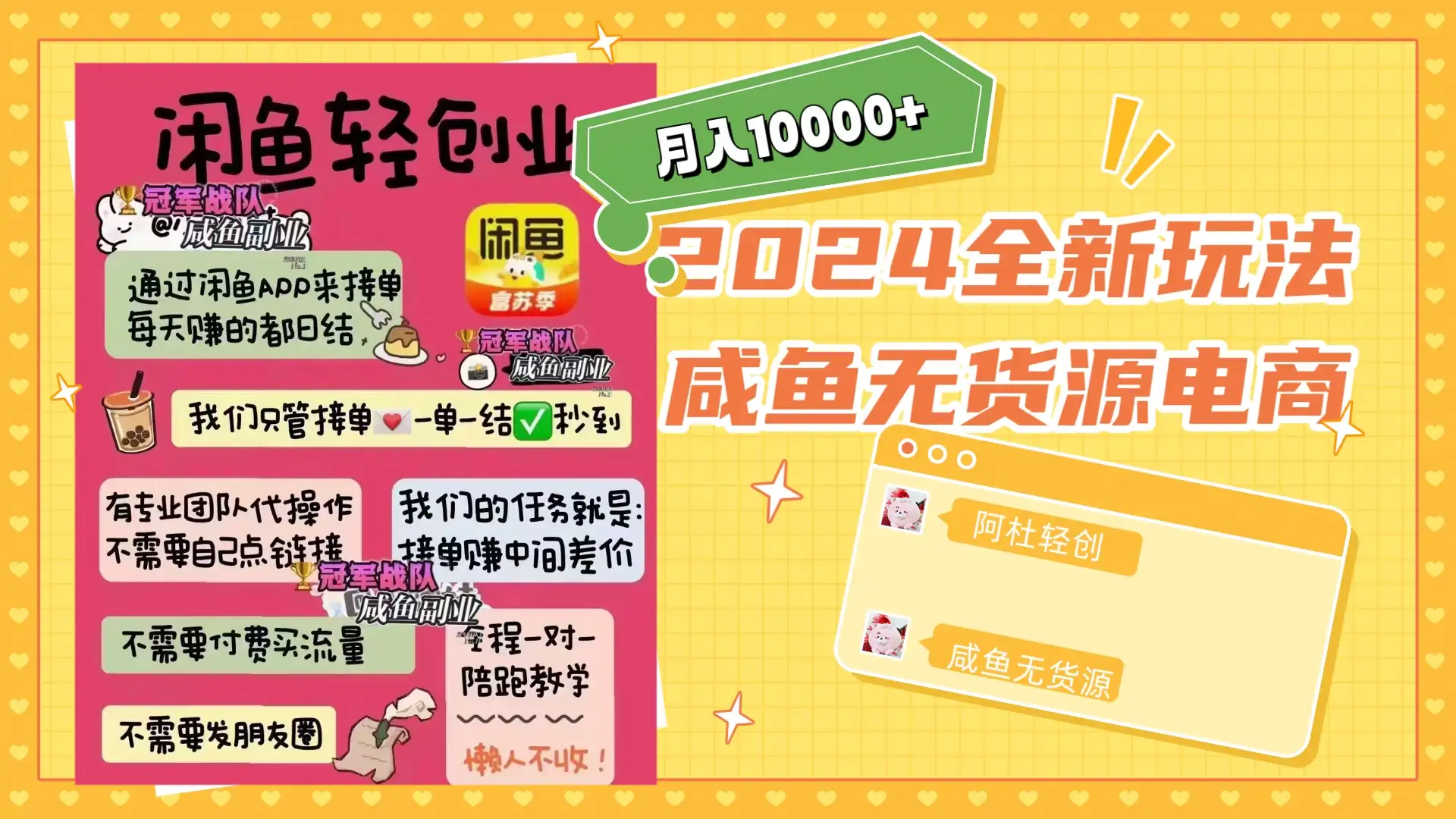 2024咸鱼无货源，月入10000+，全新玩法-优优云创