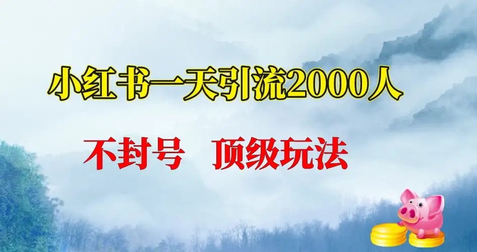 小红书一天加2000人，不封号，顶级玩法-优优云创