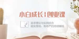 （10603期）小白成长|创业课：追求理论与实践结合，踏实落地，有尊严的持续赚钱-42节-优优云创