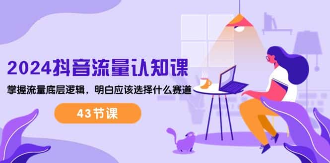 （10713期）2024抖音流量·认知课：掌握流量底层逻辑，明白应该选择什么赛道 (43节课)-优优云创
