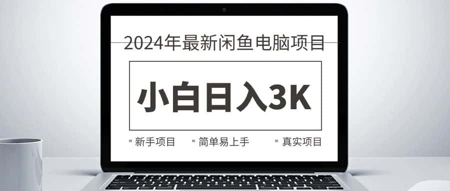 （10845期）2024最新闲鱼卖电脑项目，新手小白日入3K+，最真实的项目教学-优优云创
