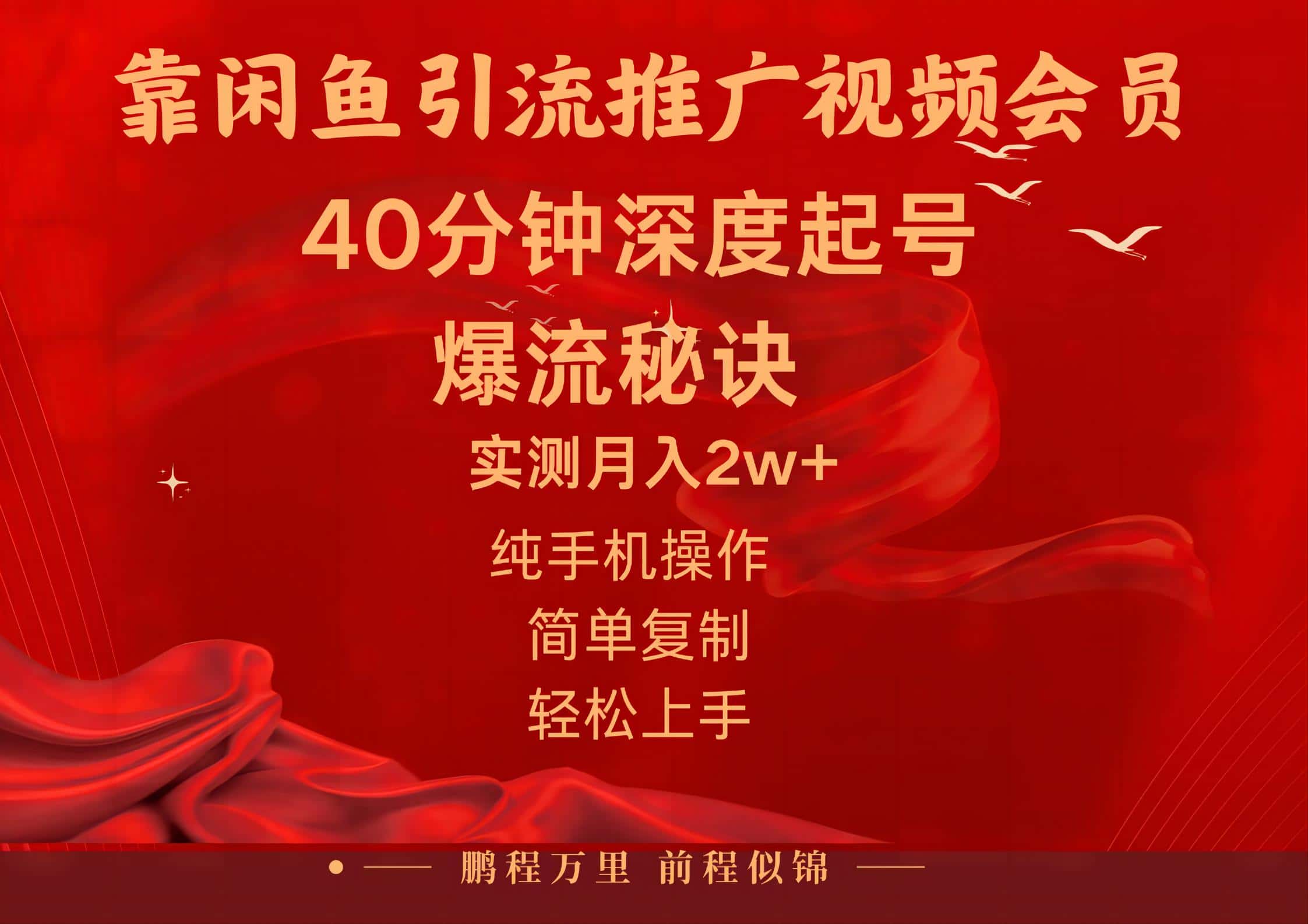 （10896期）闲鱼暴力引流推广视频会员，能做到日入2W+，操作简单-副业吧