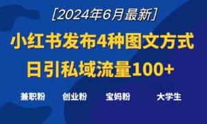 小红书发布这4种图文，就能日引私域流量100+-优优云创