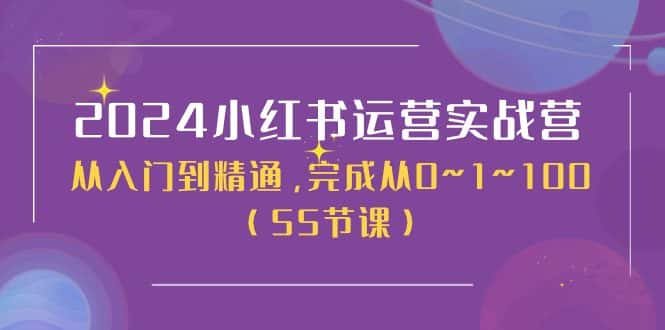 （11186期）2024小红书运营实战营，从入门到精通，完成从0~1~100（50节课）-优优云创网