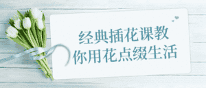 经典插花课教你用花点缀生活-副业吧