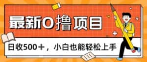 （11657期）0撸项目，每日正常玩手机，日收500+，小白也能轻松上手-优优云创