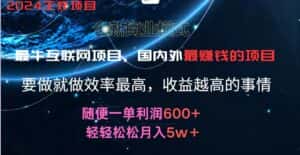 2024暑假闲鱼小红书暴利项目，简单无脑操作，每单利润最少500+，轻松月入5万+-优优云创