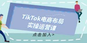 (12156期)TikTok电商布局实操运营课:从新手到精通,成为TikTok带货运营高手-副业吧