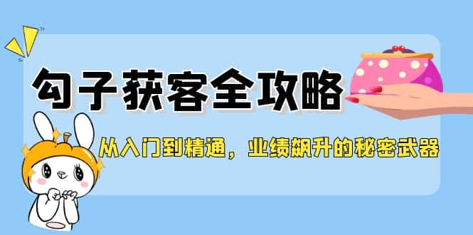 （12247期）从入门到精通，勾子获客全攻略，业绩飙升的秘密武器-优优云创