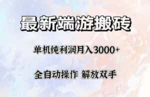 （12649期）最新端游搬砖项目，收益稳定单机纯利润月入3000+，多开多得。-优优云创