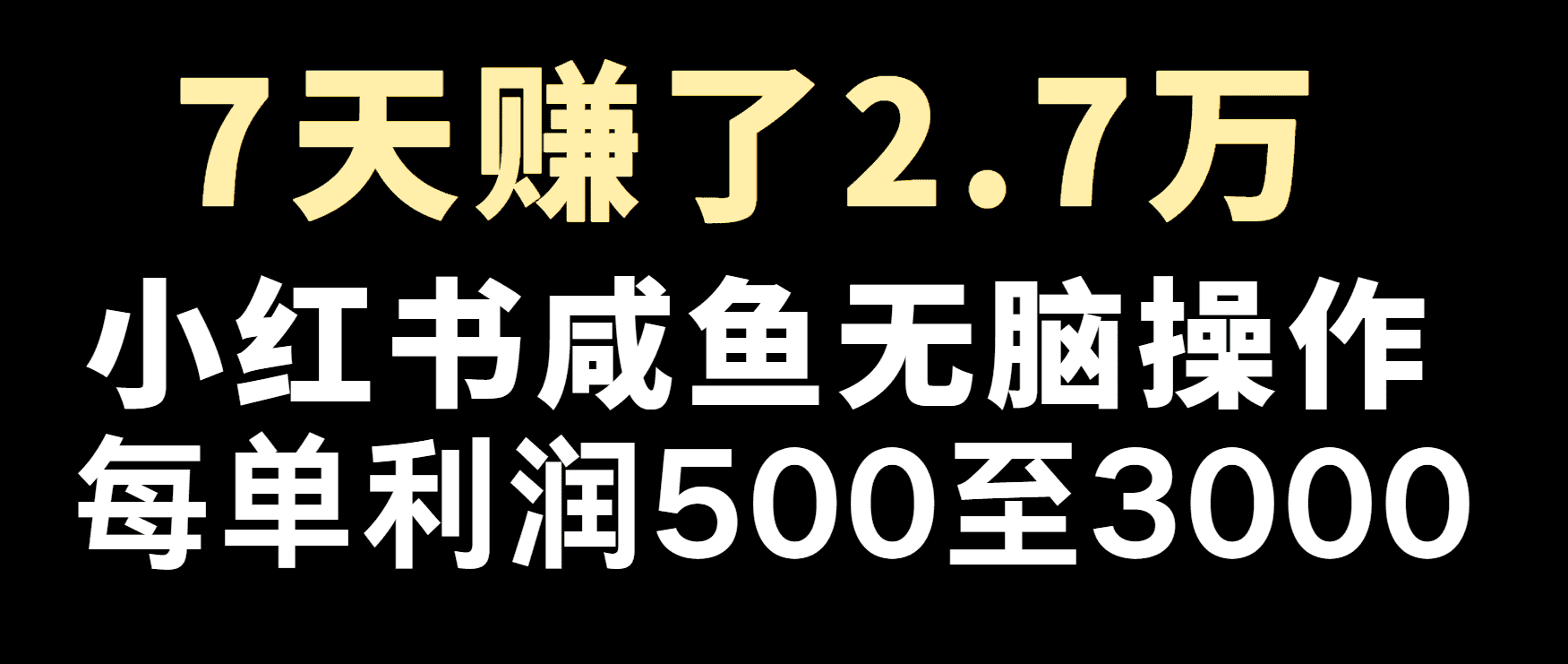 冷门暴利，超级简单的项目0成本玩法，每单在500至4000的利润-优优云创