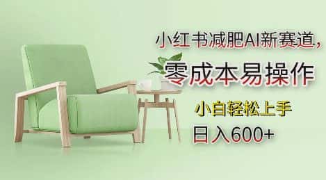 小红书减肥AI新赛道，零成本易操作，日入多张，小白轻松上手-优优云创
