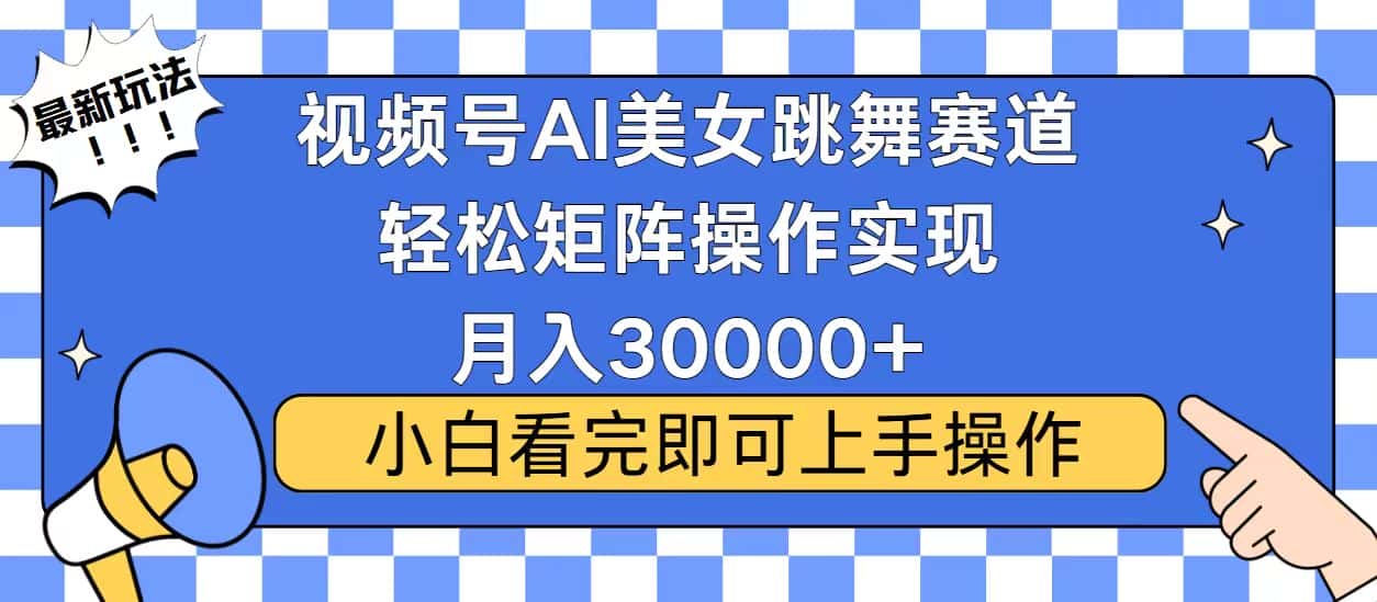 （13813期）视频号蓝海赛道玩法，当天起号，拉爆流量收益，小白也能轻松月入30000+-优优云创