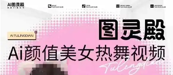 全网首发，原价988图灵殿AI颜值美女热舞视频，云端生图，轻松过原创-副业吧