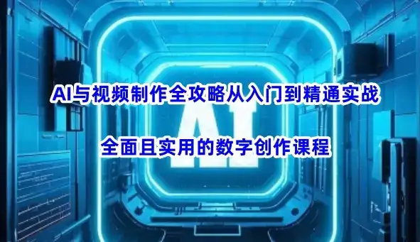 AI与视频制作全攻略从入门到精通实战，全面且实用的数字创作课程(更新3月)-优优云创