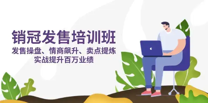 销冠 发售培训班：发售 操盘+情商 飙升+卖点 提炼，实战提升百万业绩-优优云创