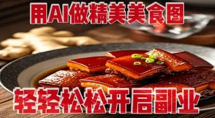 用AI做精美美食图，无需专业设备拍摄，轻轻松松开启副业-优优云创