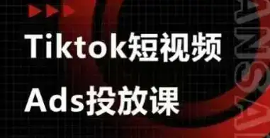 Ads视频投放课，tiktok短视频广告投放课-优优云创