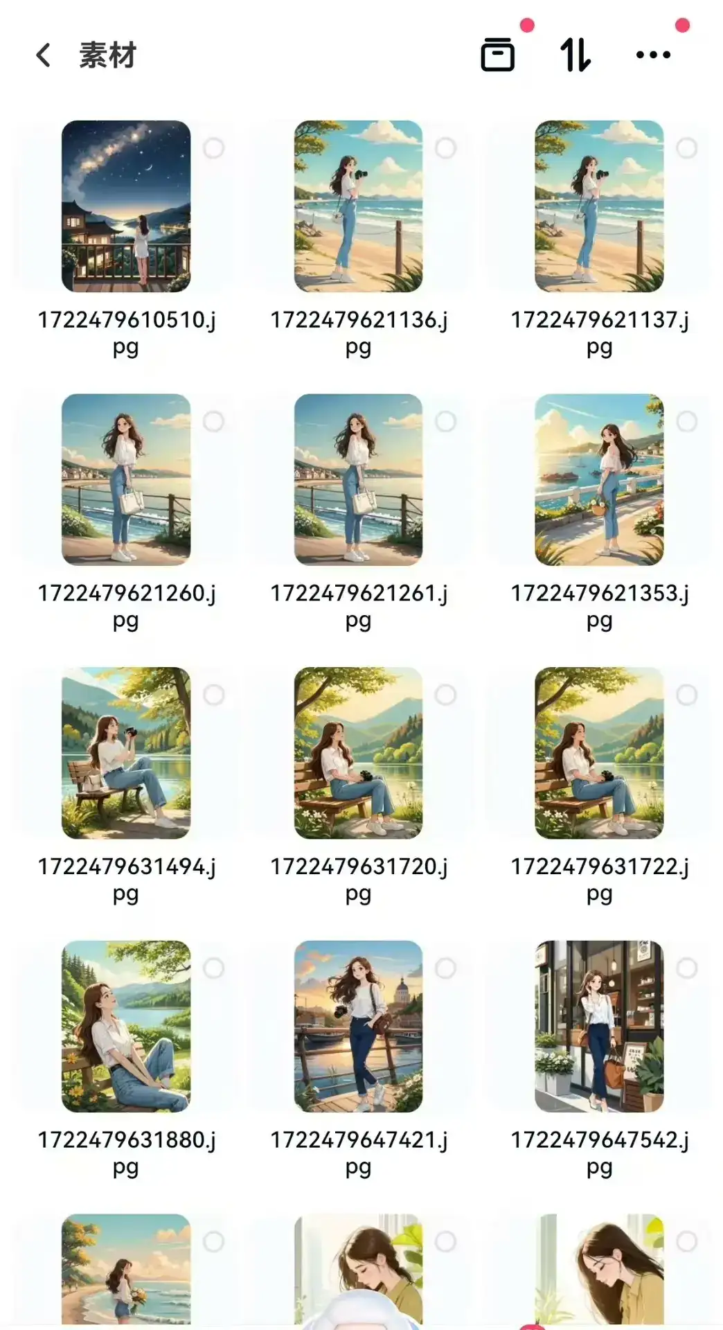 【爆火付费】某音某书治愈系插画小清新短视频制作教程+素材+工具（一站式）-创业猫