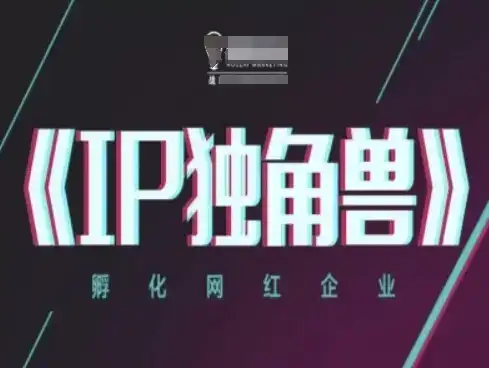 IP独角兽，孵化网红企业，ip教程-优优云创
