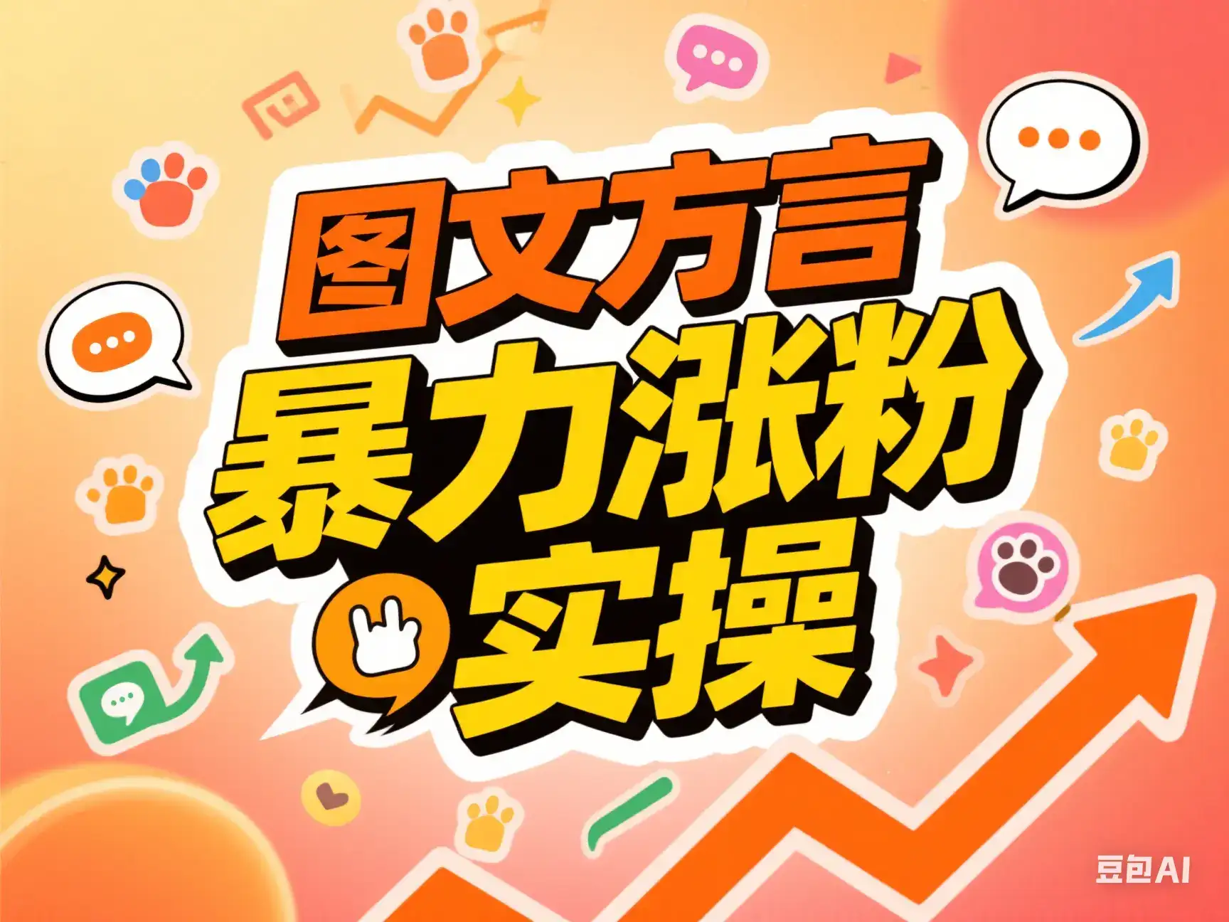 图文方言 暴力涨粉实操-优优云创