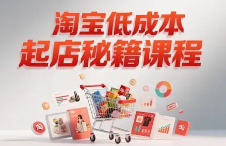 子枫老师·淘宝低成本起店系统课-副业吧