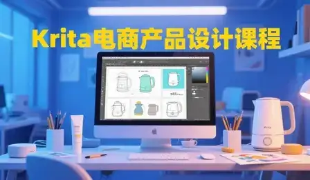 大梦老师·Krita电商产品设计课程-副业吧