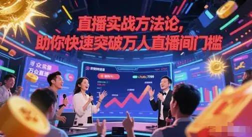 直播实战方法论，助你快速突破万人直播间门槛-优优云创