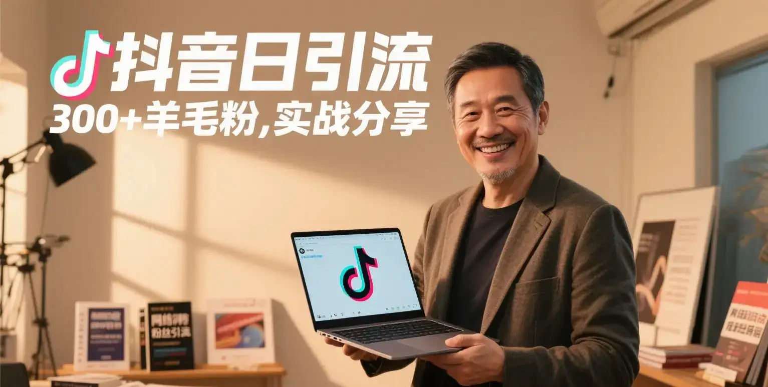 抖音日引300+羊毛粉，实战分享-优优云创