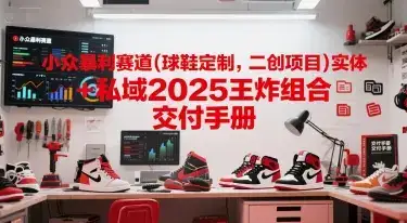 小众暴利赛道(球鞋定制，二创项目)实体+私域2025王炸组合  交付手册-优优云创