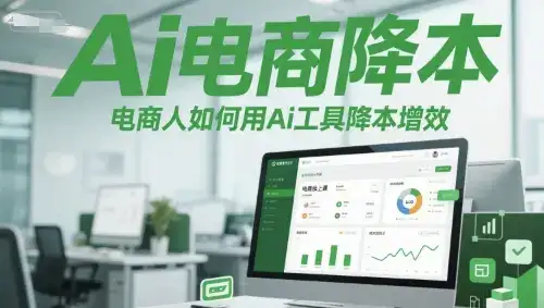 Ai电商降本增效线上课，电商人如何用Ai工具降本增效-优优云创