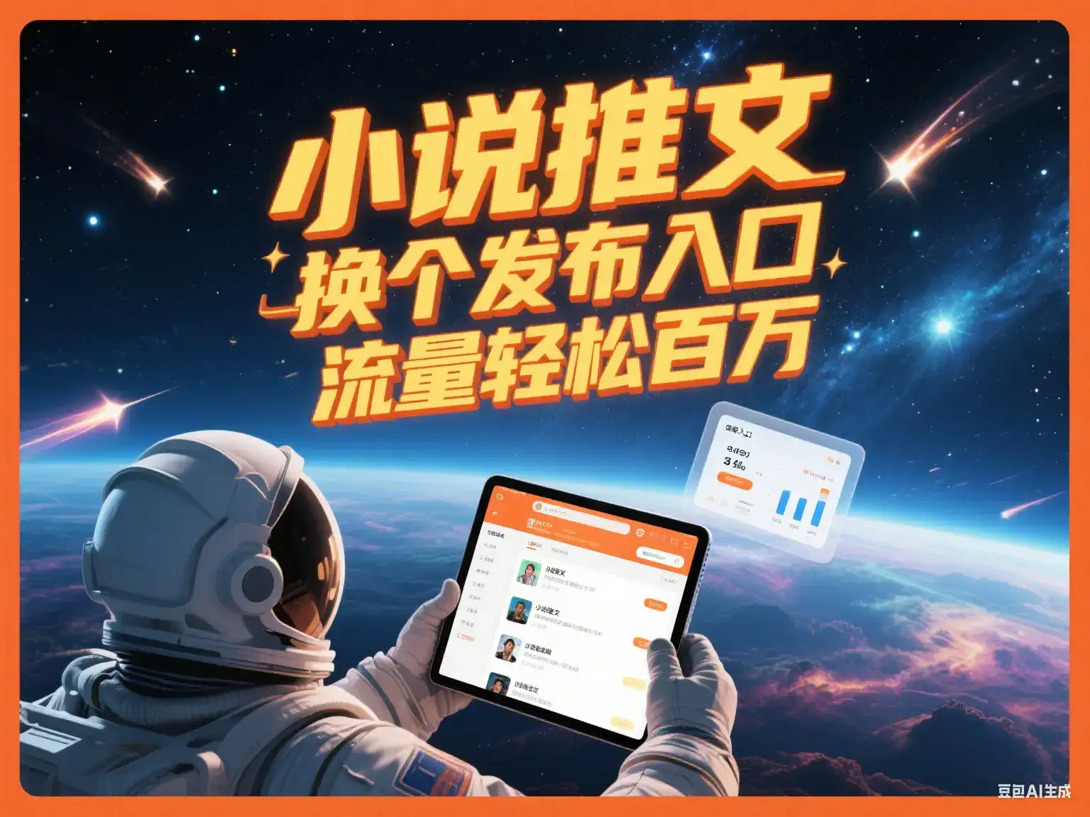 小说推文 换个发布入口 流量轻松百万-优优云创