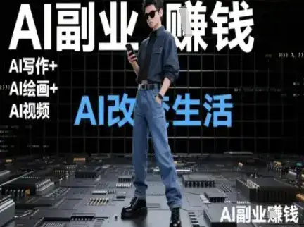 AI改变生活(Ai写作+AI绘画+Ai视频)，AI副业挣钱-优优云创