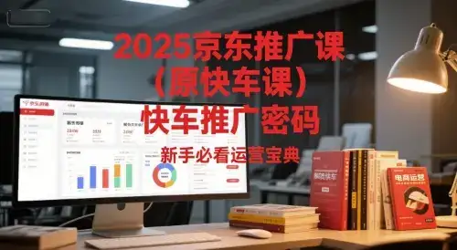 2025京东推广课(原快车课)解锁京东快车推广密码，新手必看运营宝典-副业吧