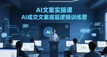 AI文案实操课，AI成交文案底层逻辑训练营-优优云创