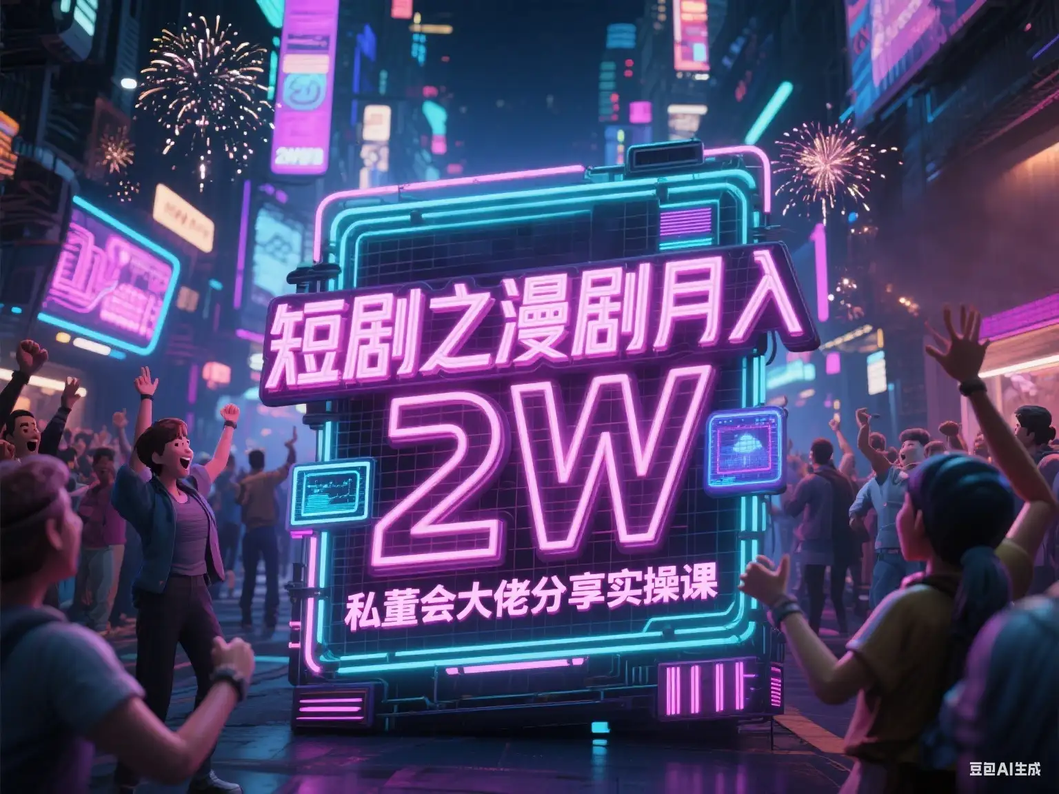 【精】短剧之漫剧月入2W 私董会大佬分享实操课-优优云创