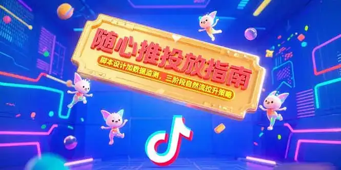 随心推投放指南，脚本设计加数据监测，三阶段自然流拉升策略-优优云创