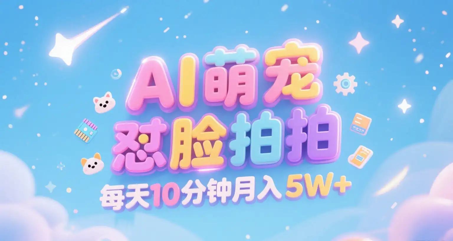 【精】AI萌宠怼脸拍 萌宠赛道 精准高客单   每天十分钟 附提示词文案库  代替做素材 卖提示词 卖虚拟资料  卖宠物产品 做宠物私人定制产品  带徒弟 带陪跑 卖课  创作者分成 月入5W+-优优云创