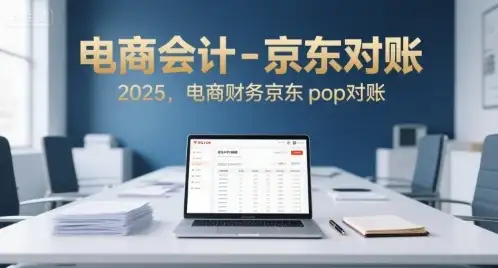 【精】电商会计-京东对账2025，电商财务京东pop对账-优优云创