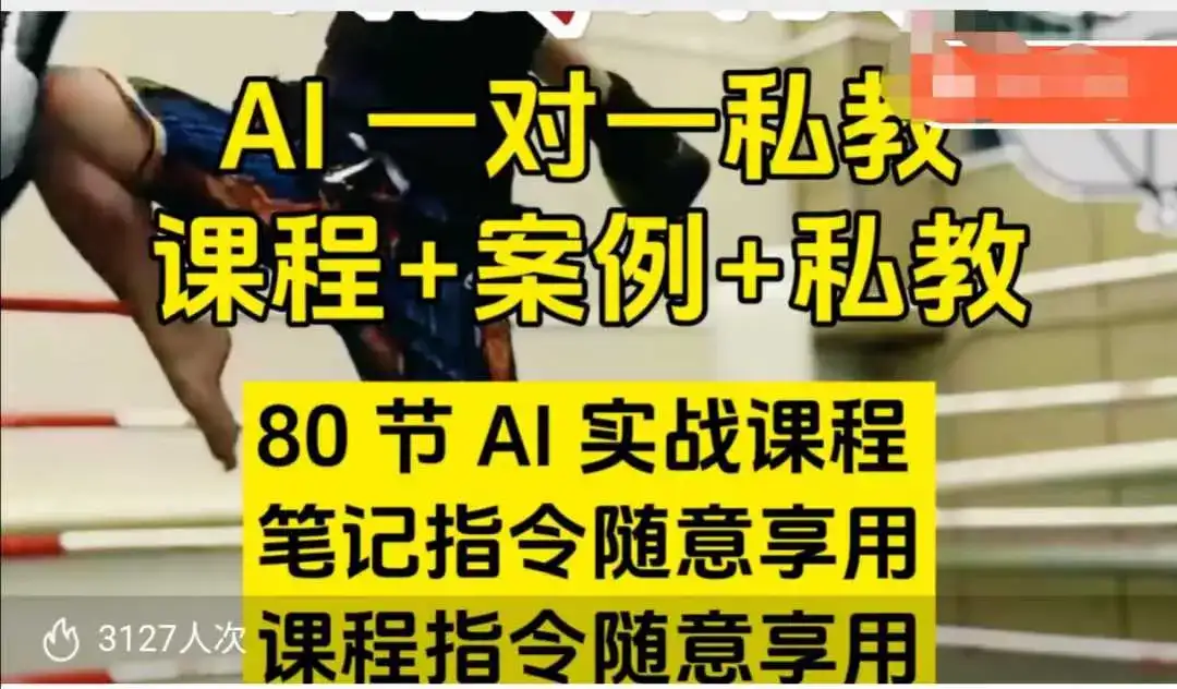 AI指令实战课，课程+案例，80节AI实战课程，笔记指令随意享用，课程指令随意享用(更新7月)-优优云创