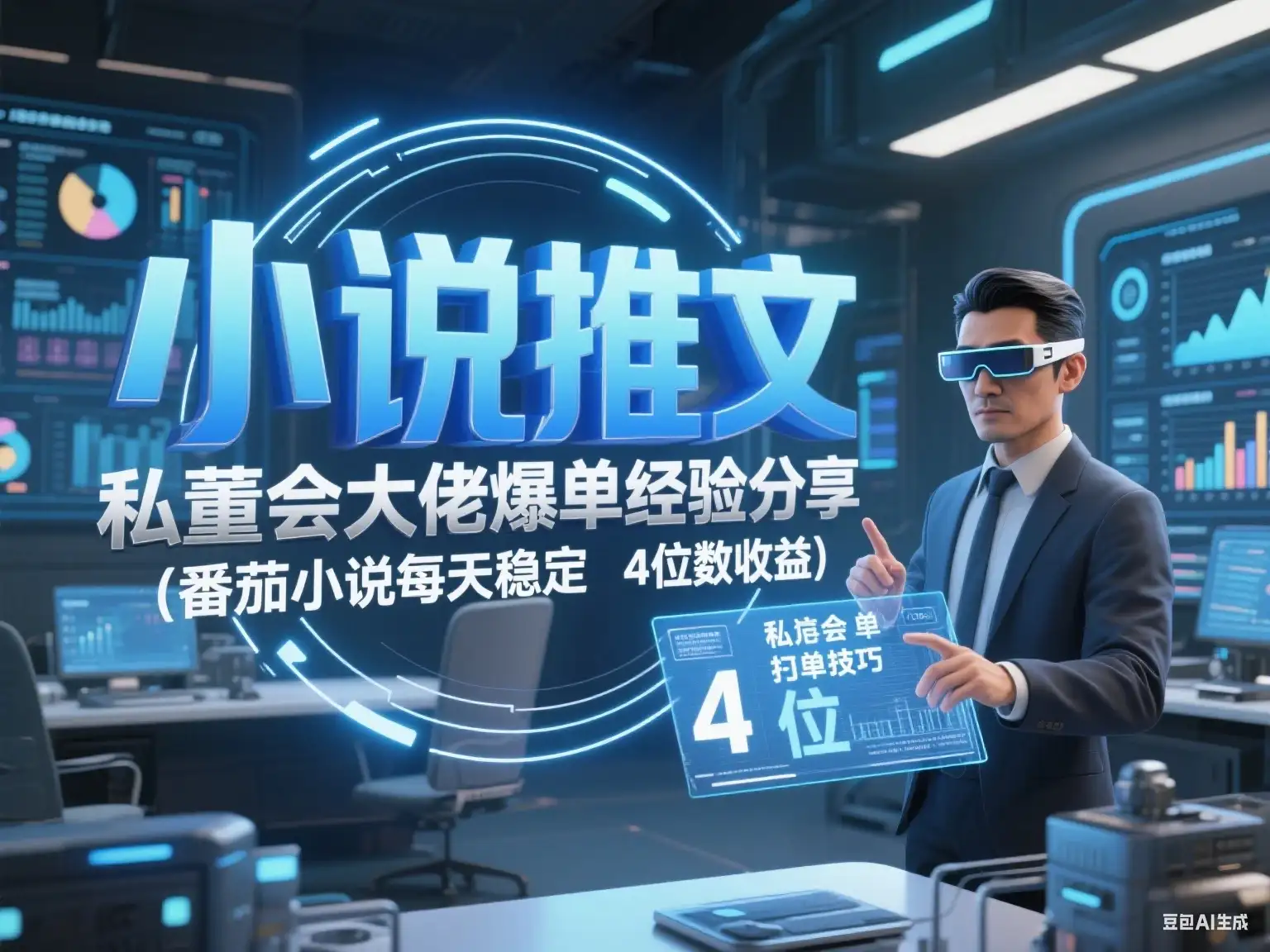 小说推文 私董会大佬爆单经验分享（番茄小说每天稳定4位数收益）-优优云创