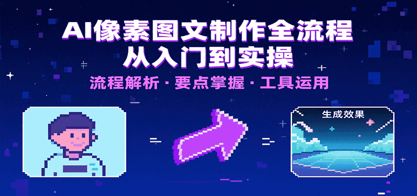 AI像素图文制作全流程：内容要点、文案选择及所用工具，助你快速入局-优优云创