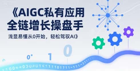 AIGC私有化应用全链增长操盘手，浅显易懂从0开始，轻松驾驭AI-优优云创