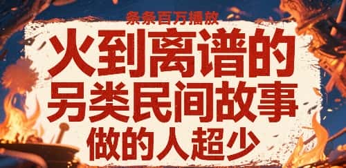 火到离谱的另类民间故事，条条百W播放，做的人超少-优优云创